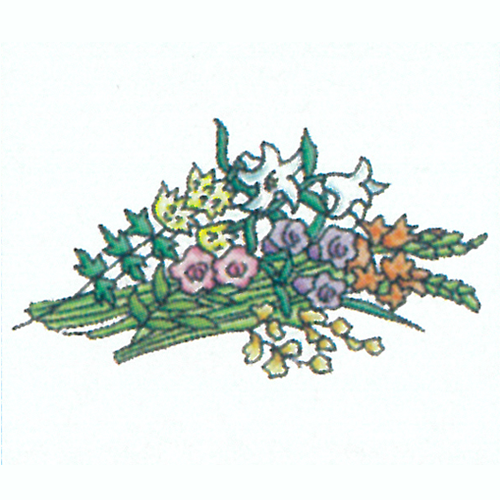 祭壇生花のイラストです。