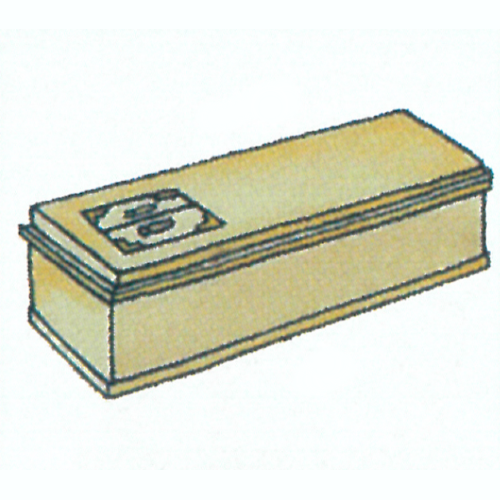 寝棺のイラストです。