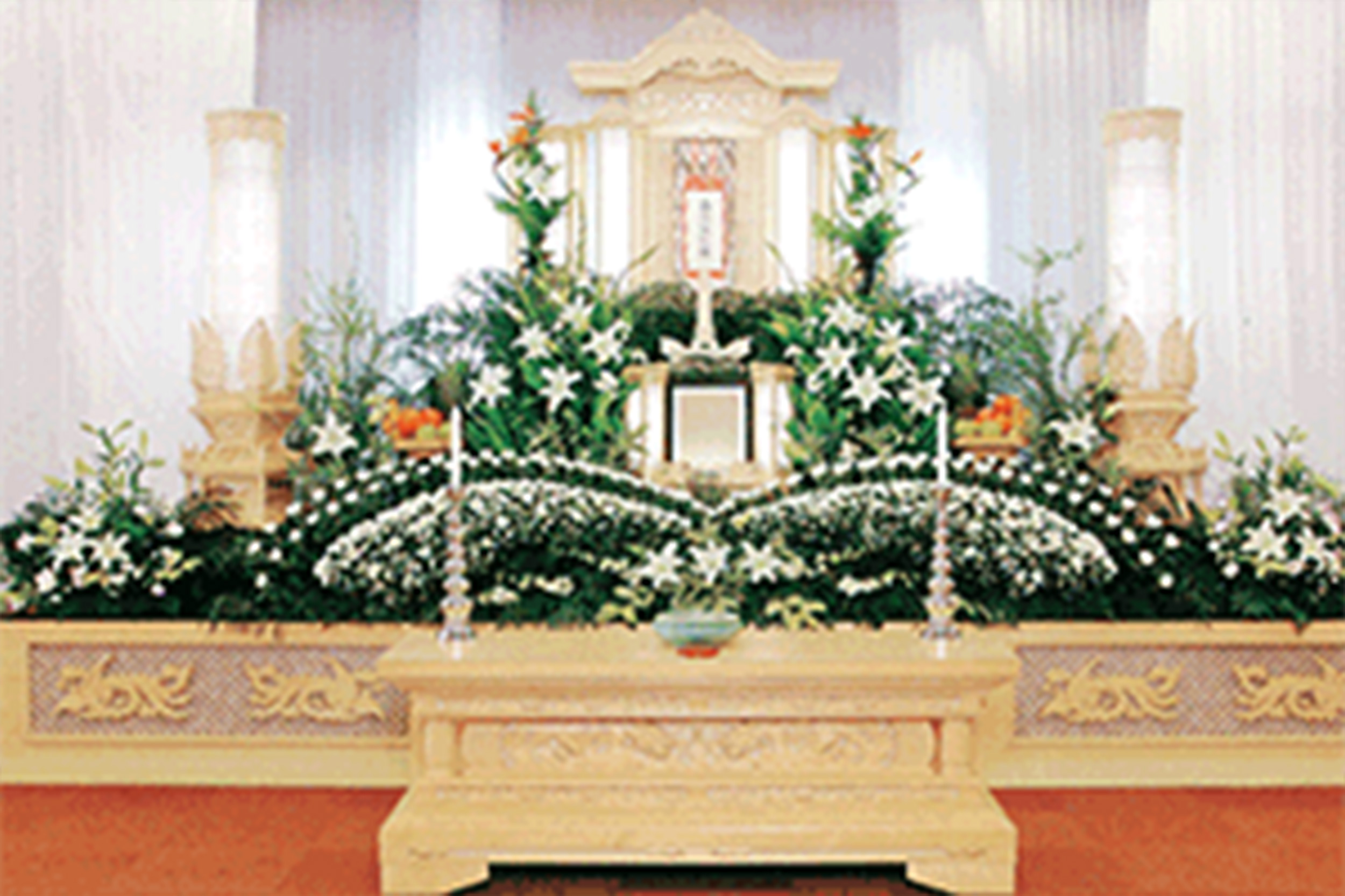 50万円コースの祭壇例です。