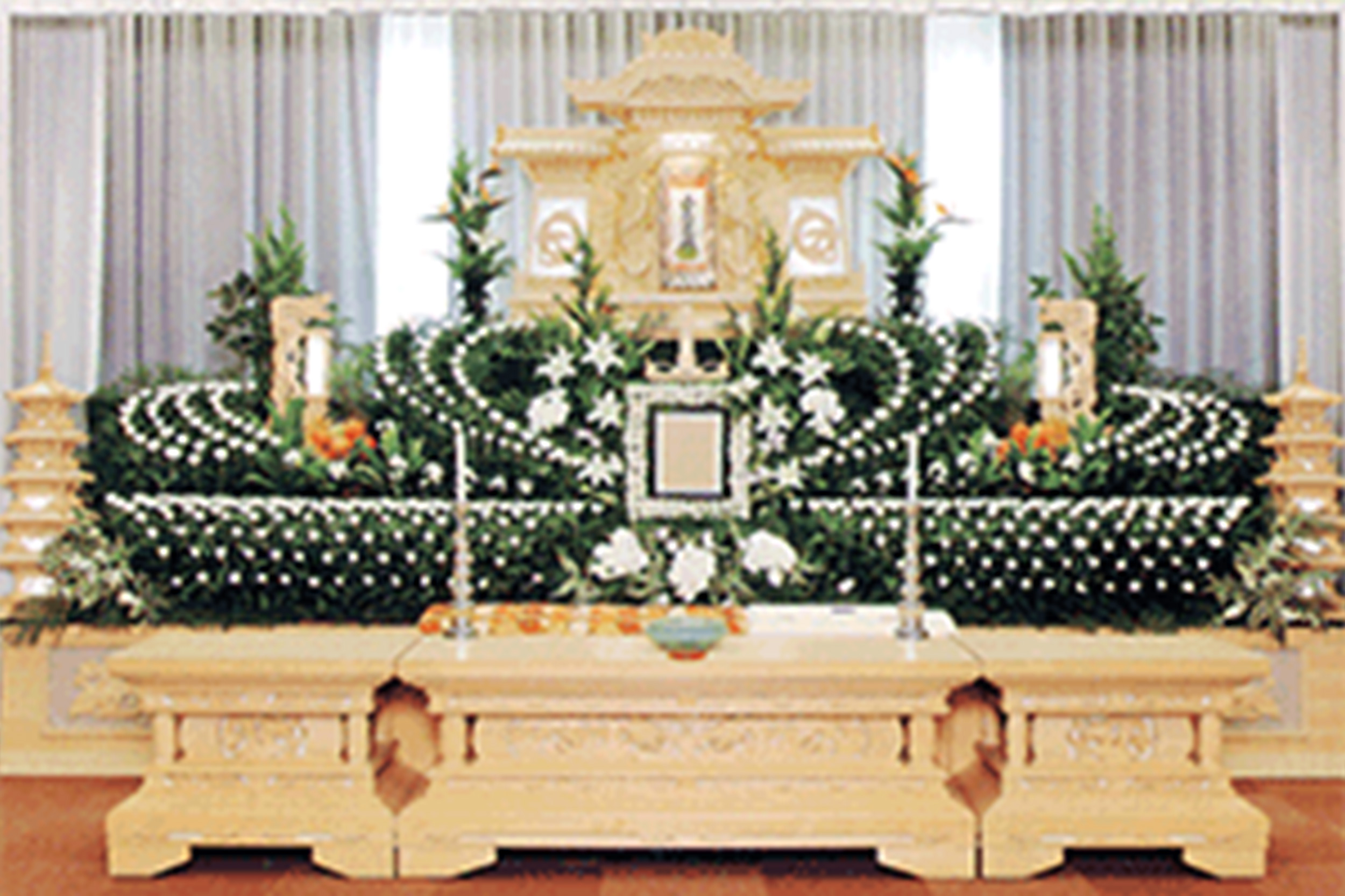 100万円コースの祭壇例です。